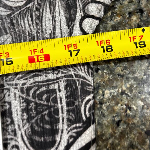 Unity World Wear Boho Tunic Top Women Size M Gray Bling Fairy Grunge Y2K - Picture 8 of 8